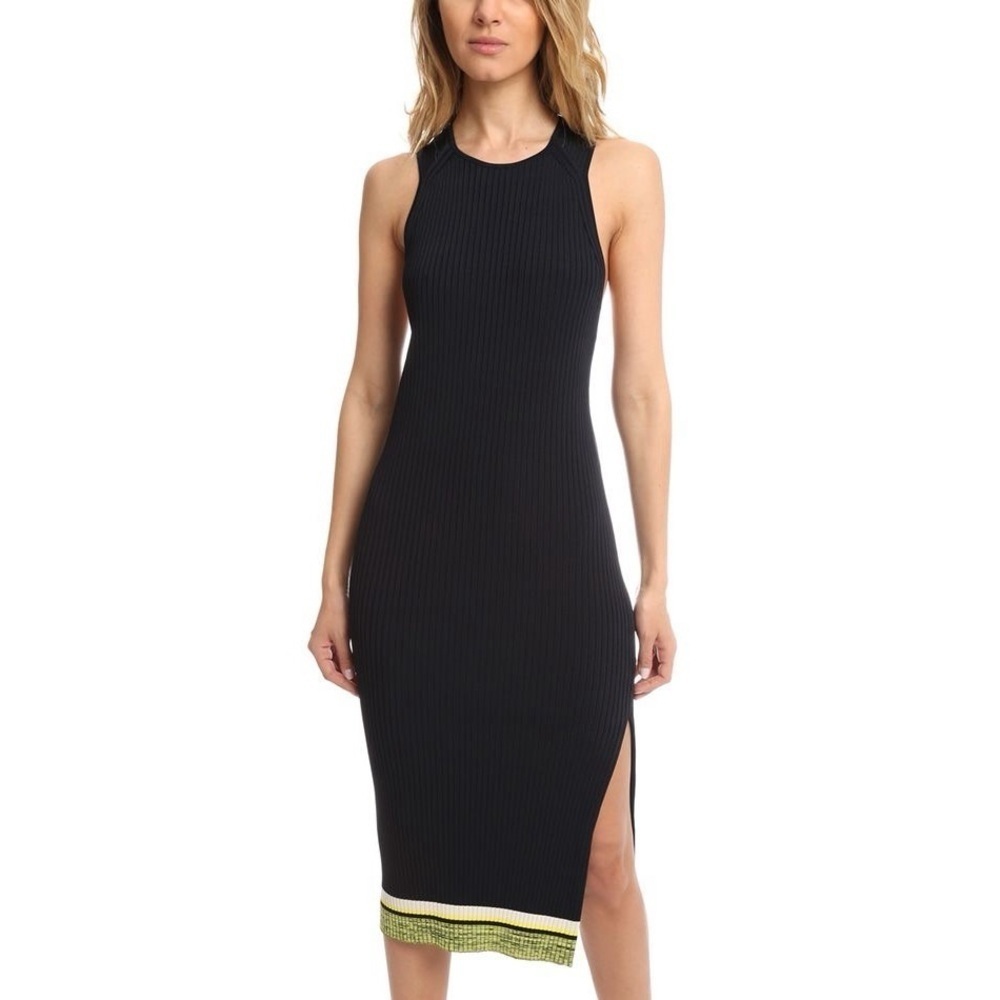 RAG AND BONE Sheridan Knitted Dress In Navy